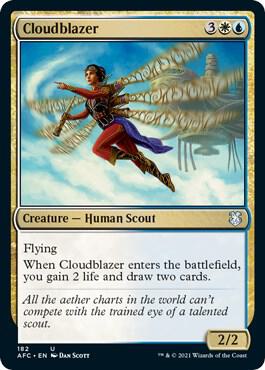 Cloudblazer 182 card from Commander: Adventures in the Forgotten Realms