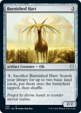 Burnished Hart 200 card from Commander: Adventures in the Forgotten Realms