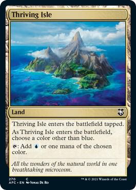 Thriving Isle 270 card from Commander: Adventures in the Forgotten Realms