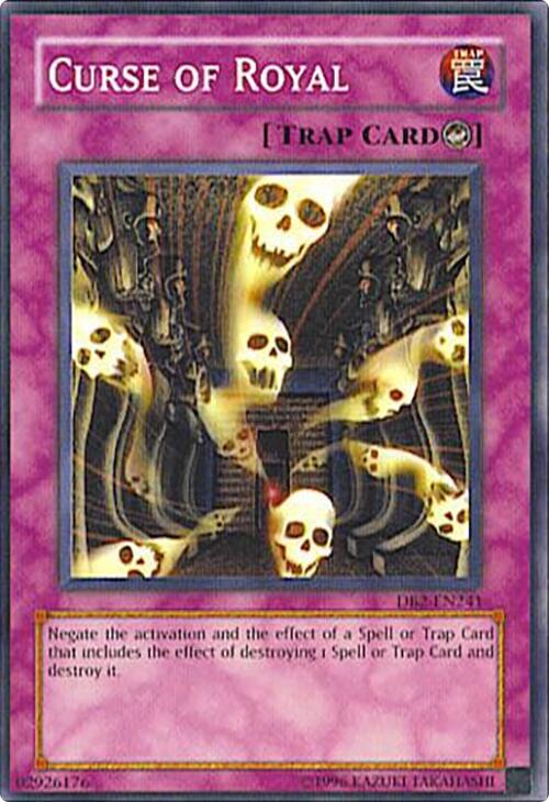 Curse of Royal DB2-EN241 card from Dark Beginning 2