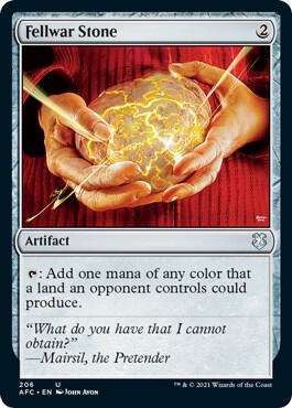 Fellwar Stone 206 card from Commander: Adventures in the Forgotten Realms