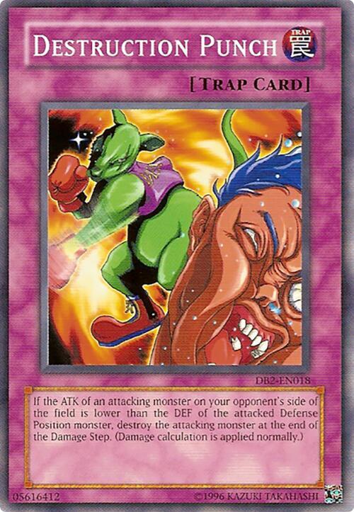 Destruction Punch DB2-EN018 card from Dark Beginning 2