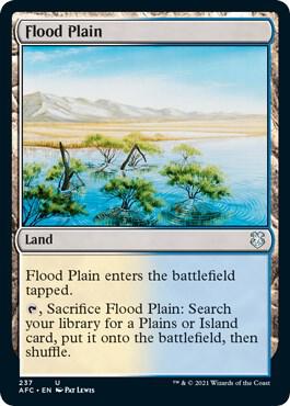 Flood Plain 237 card from Commander: Adventures in the Forgotten Realms