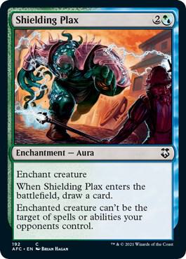 Shielding Plax 192 card from Commander: Adventures in the Forgotten Realms
