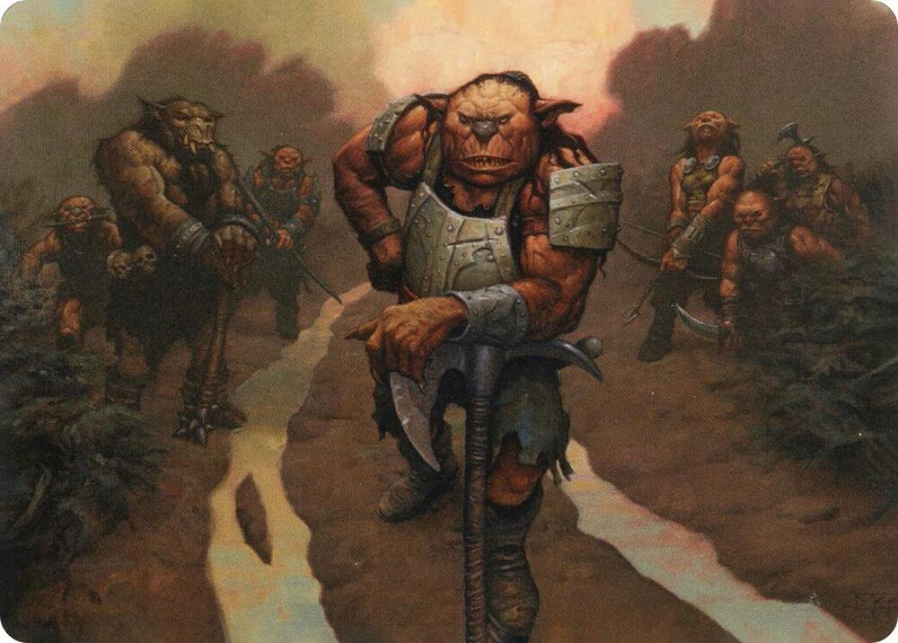 Hobgoblin Bandit Lord Art Card 30 card from Art Series: Adventures in the Forgotten Realms