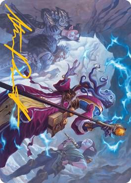 True Polymorph Art Card (Gold-Stamped Signature) 43 card from Art Series: Adventures in the Forgotten Realms
