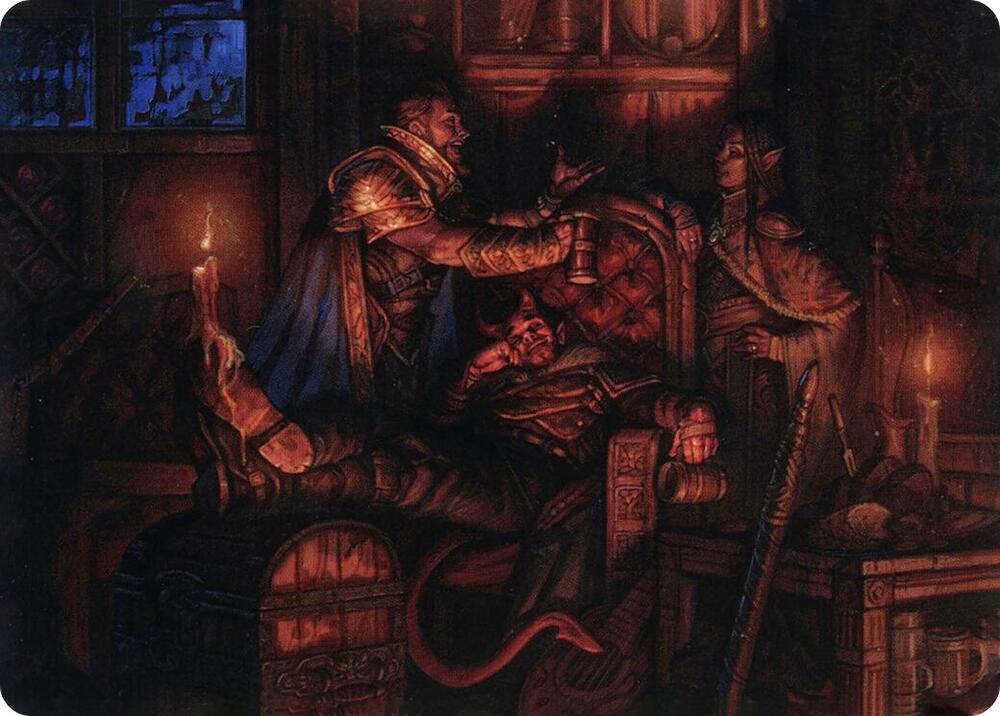Long Rest Art Card 51 card from Art Series: Adventures in the Forgotten Realms