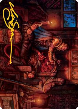 Long Rest Art Card (Gold-Stamped Signature) 51 card from Art Series: Adventures in the Forgotten Realms