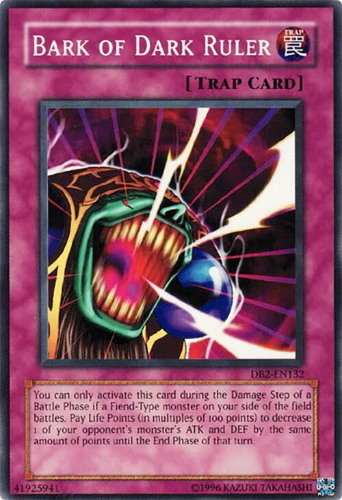 Bark of Dark Ruler DB2-EN132 card from Dark Beginning 2