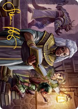 You Find the Villains' Lair Art Card (Gold-Stamped Signature) 40 card from Art Series: Adventures in the Forgotten Realms