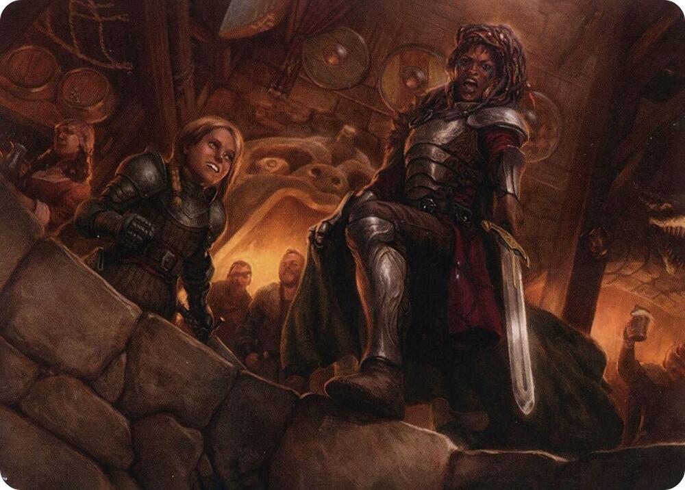 Veteran Dungeoneer Art Card 36 card from Art Series: Adventures in the Forgotten Realms