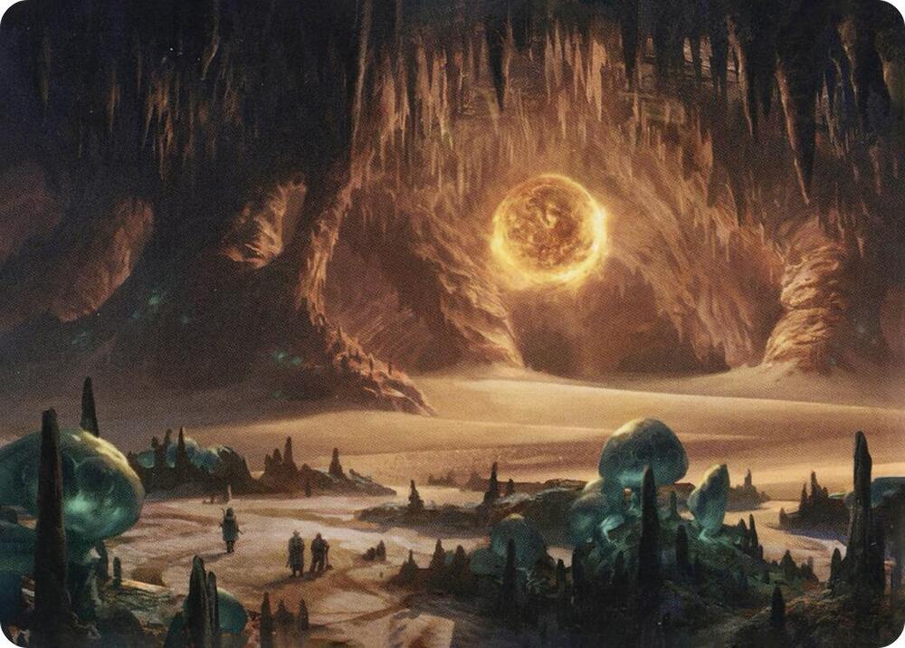 Plains (265) Art Card 63 card from Art Series: Adventures in the Forgotten Realms