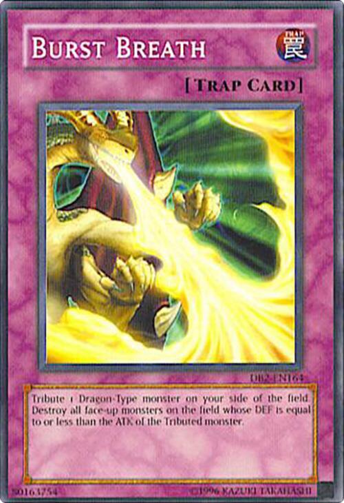 Burst Breath DB2-EN164 card from Dark Beginning 2