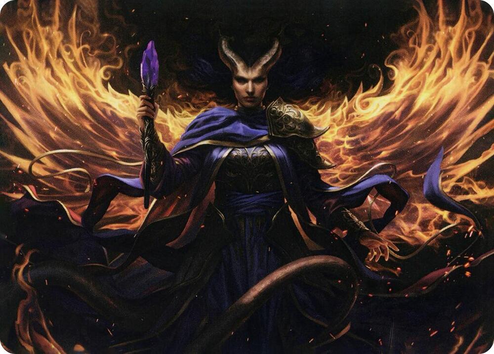 Farideh, Devil's Chosen Art Card 32 card from Art Series: Adventures in the Forgotten Realms