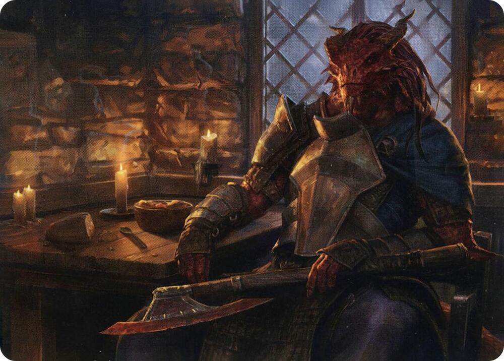 Jaded Sell-Sword Art Card 47 card from Art Series: Adventures in the Forgotten Realms