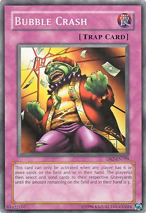 Bubble Crash DB2-EN199 card from Dark Beginning 2