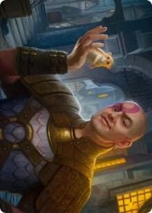 Minsc, Beloved Ranger Art Card 33 card from Art Series: Adventures in the Forgotten Realms