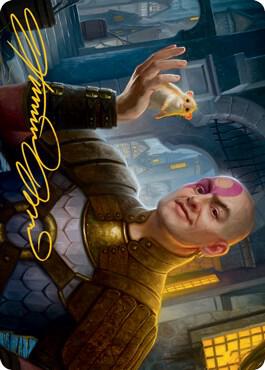 Minsc, Beloved Ranger Art Card (Gold-Stamped Signature) 33 card from Art Series: Adventures in the Forgotten Realms