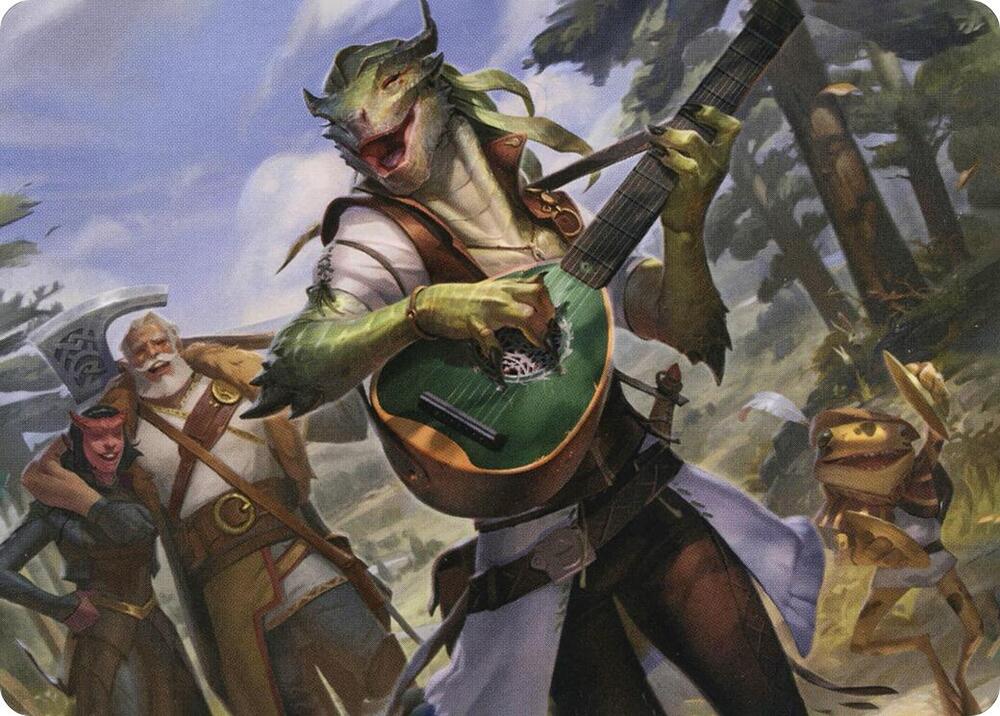 Wandering Troubadour Art Card 64 card from Art Series: Adventures in the Forgotten Realms