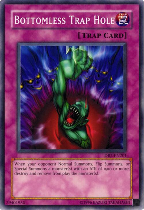 Bottomless Trap Hole DB2-EN201 card from Dark Beginning 2