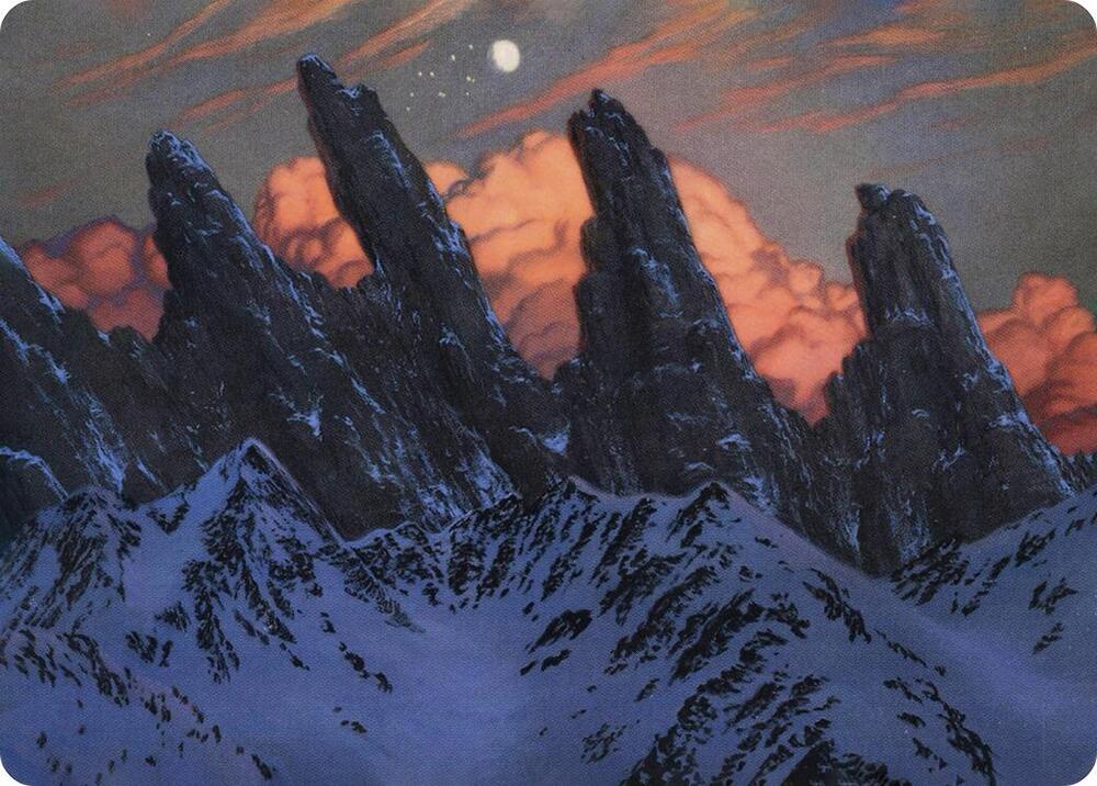 Mountain (59/81) Art Card card from Art Series: Adventures in the Forgotten Realms