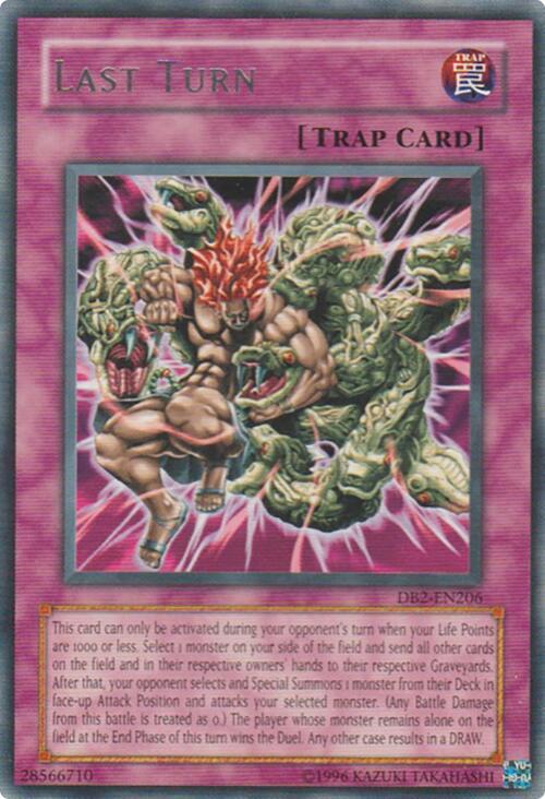 Last Turn DB2-EN206 card from Dark Beginning 2