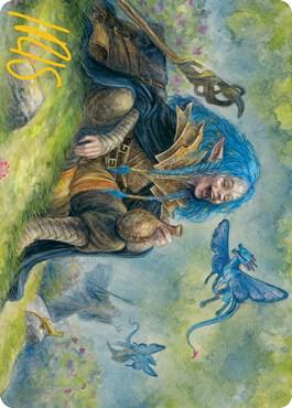 Feywild Trickster Art Card (Gold-Stamped Signature) 70 card from Art Series: Adventures in the Forgotten Realms