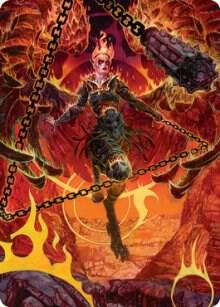 Zariel, Archduke of Avernus Art Card 77 card from Art Series: Adventures in the Forgotten Realms