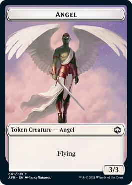 Angel Token 1 card from Adventures in the Forgotten Realms