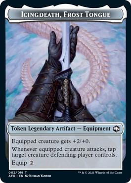Icingdeath, Frost Tongue Token 2 card from Adventures in the Forgotten Realms