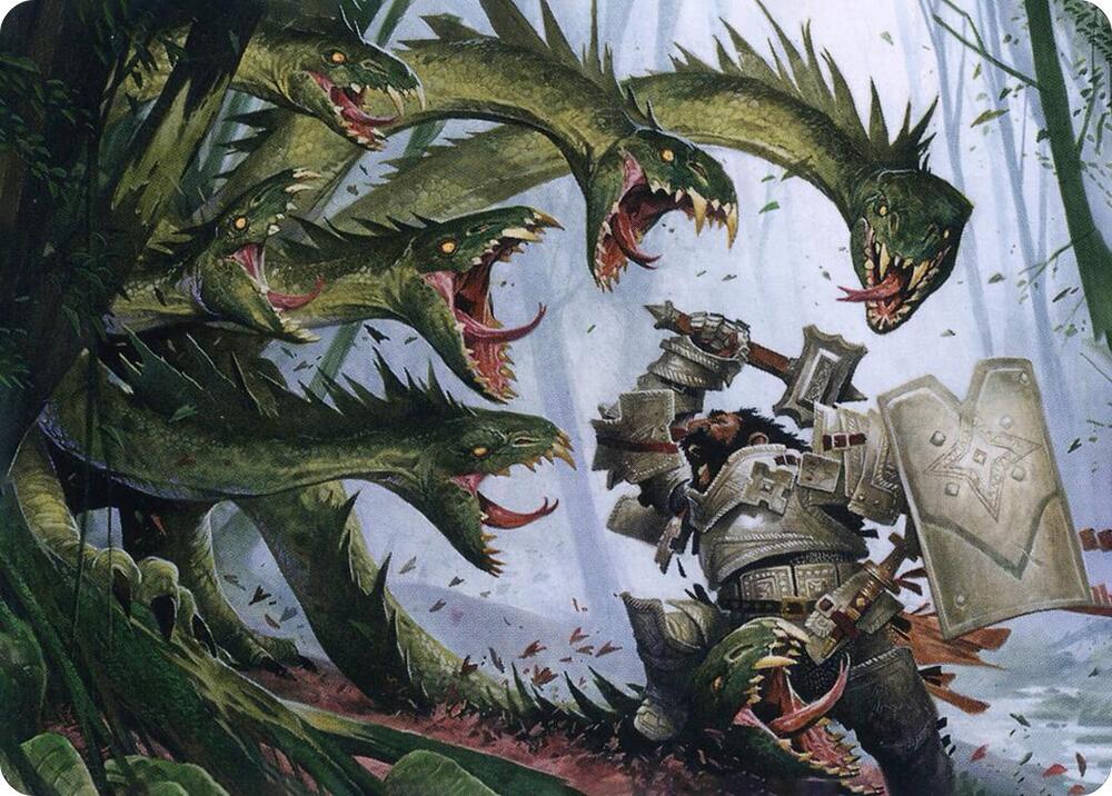 Lair of the Hydra Art Card 67 card from Art Series: Adventures in the Forgotten Realms