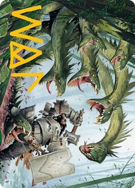 Lair of the Hydra Art Card (Gold-Stamped Signature) 67 card from Art Series: Adventures in the Forgotten Realms