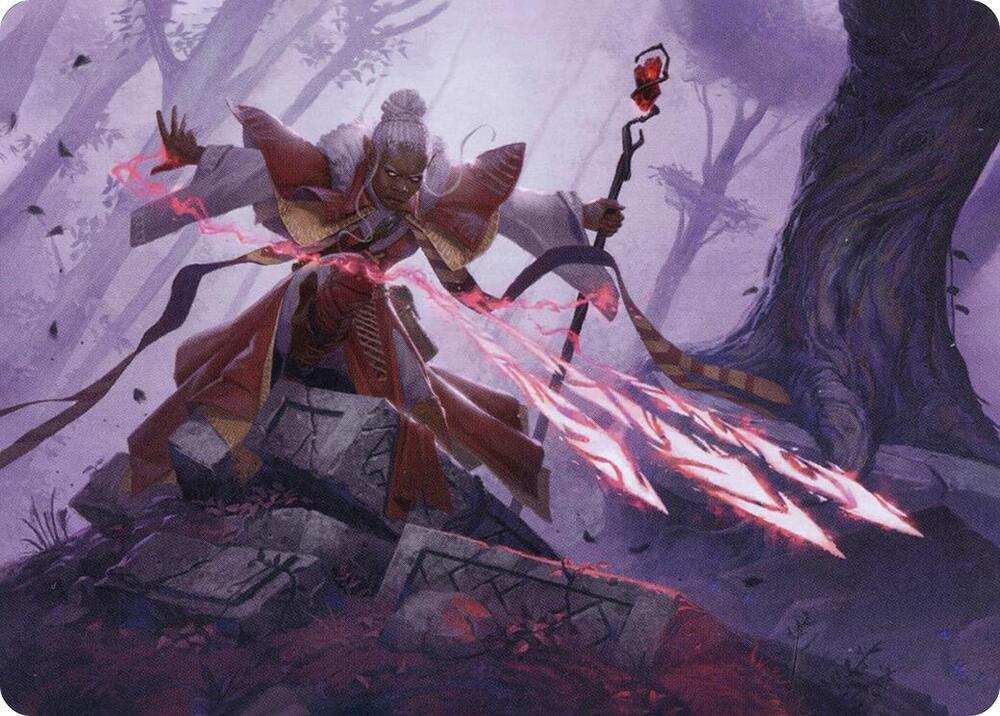 Magic Missile Art Card 48 card from Art Series: Adventures in the Forgotten Realms