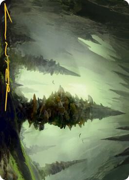 Forest (55/81) Art Card (Gold-Stamped Signature) card from Art Series: Adventures in the Forgotten Realms