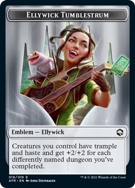 Emblem - Ellywick Tumblestrum 16 card from Adventures in the Forgotten Realms