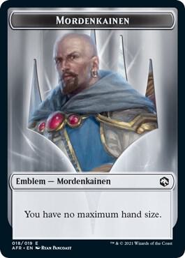Emblem - Mordenkainen 18 card from Adventures in the Forgotten Realms