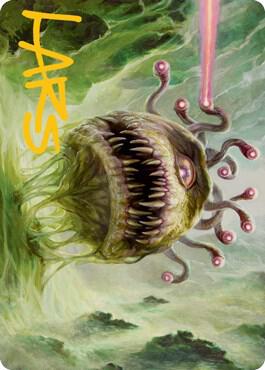 Beholder Art Card (Gold-Stamped Signature) 1 card from Art Series: Adventures in the Forgotten Realms