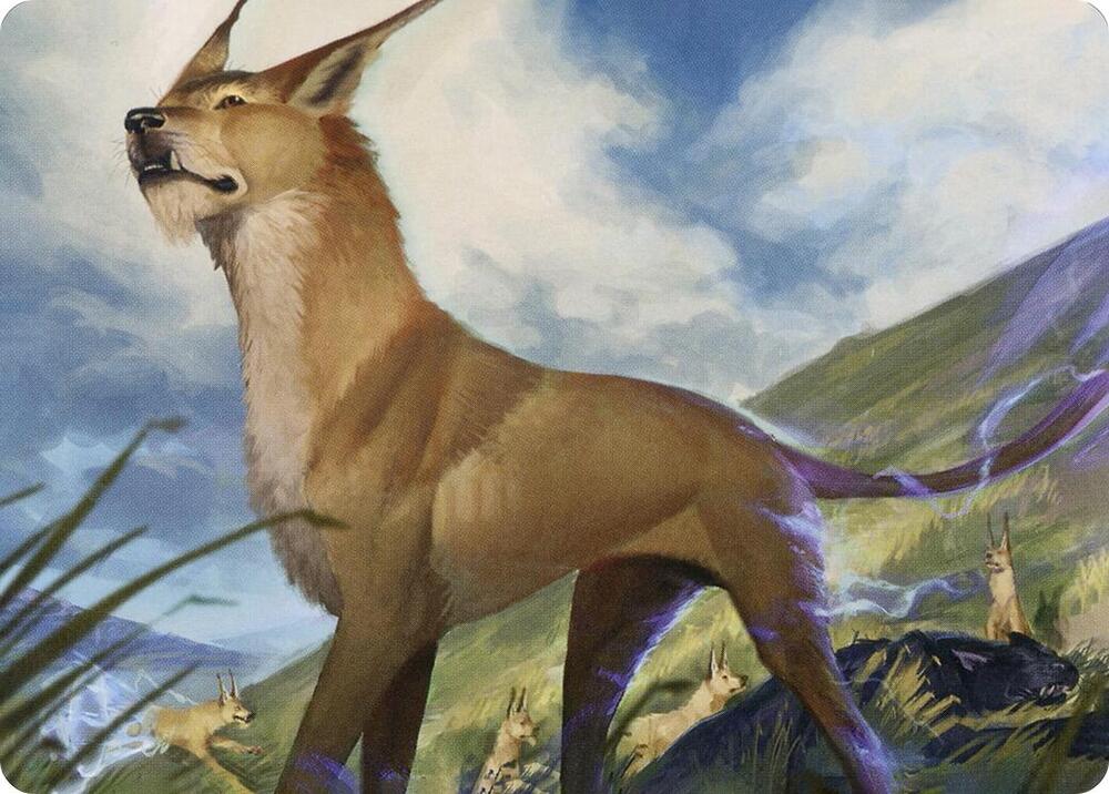 Blink Dog Art Card 20 card from Art Series: Adventures in the Forgotten Realms