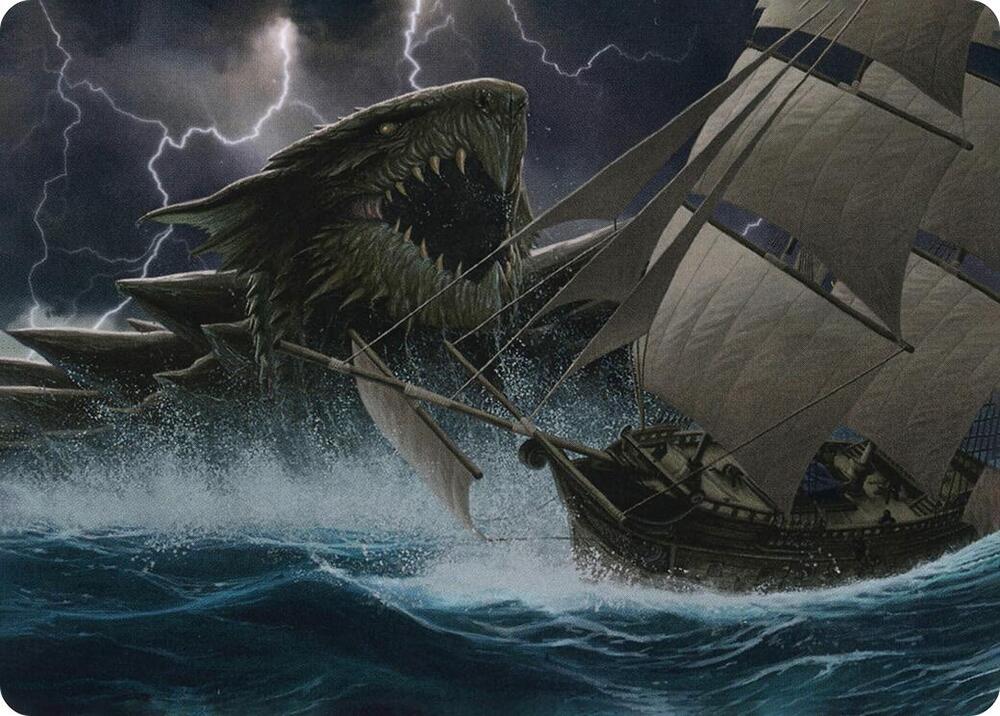 Dragon Turtle Art Card 10 card from Art Series: Adventures in the Forgotten Realms