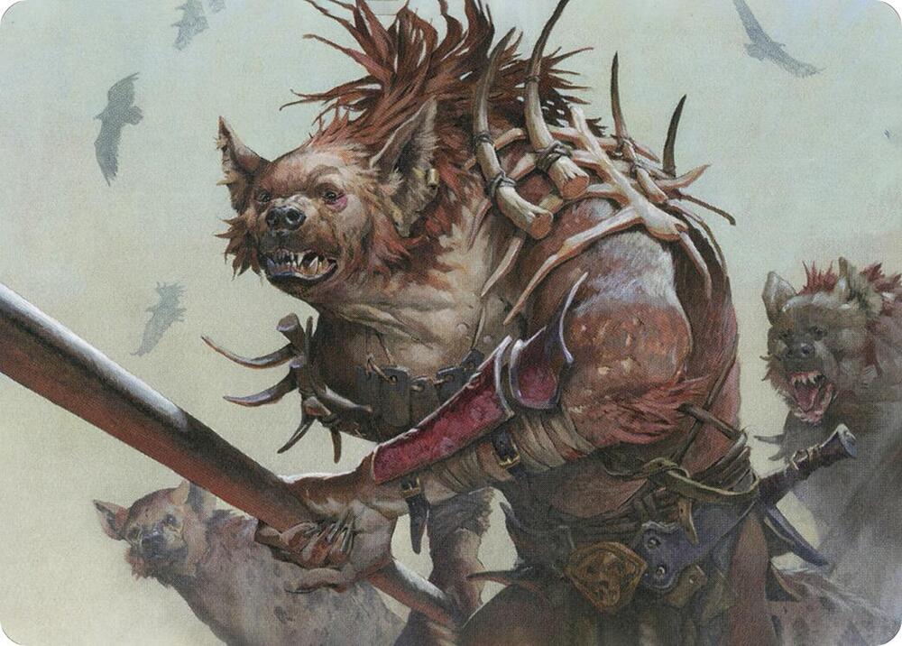 Gnoll Art Card 11 card from Art Series: Adventures in the Forgotten Realms