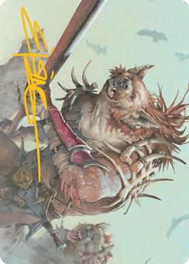 Gnoll Art Card (Gold-Stamped Signature) 11 card from Art Series: Adventures in the Forgotten Realms