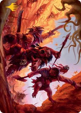 Goblin Art Card (Gold-Stamped) 24 card from Art Series: Adventures in the Forgotten Realms