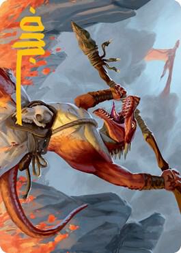 Kobold Art Card (Gold-Stamped Signature) 22 card from Art Series: Adventures in the Forgotten Realms