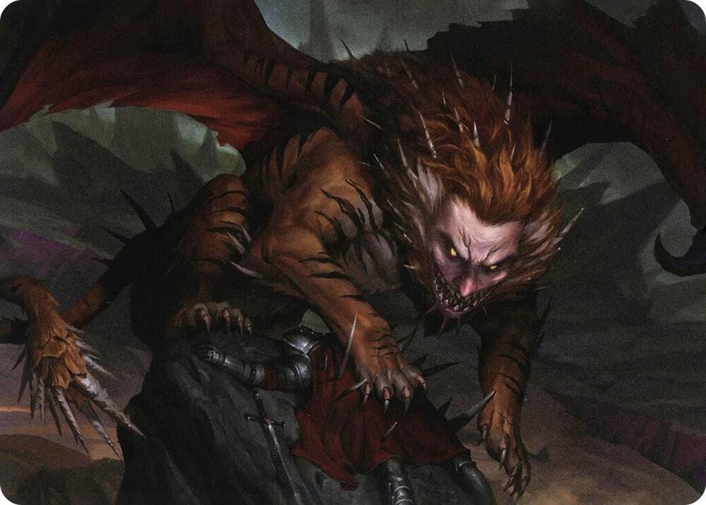 Manticore Art Card 6 card from Art Series: Adventures in the Forgotten Realms