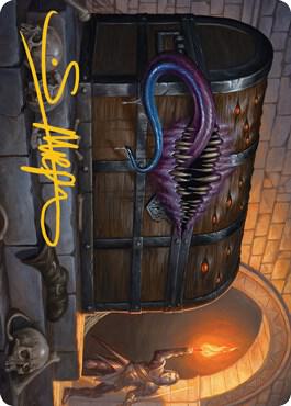 Mimic Art Card (Gold-Stamped Signature) 27 card from Art Series: Adventures in the Forgotten Realms