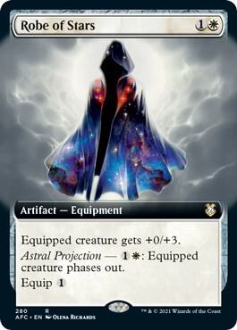 Robe of Stars (Extended Art) 280 card from Commander: Adventures in the Forgotten Realms