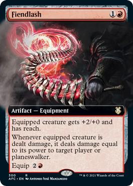 Fiendlash (Extended Art) 300 card from Commander: Adventures in the Forgotten Realms