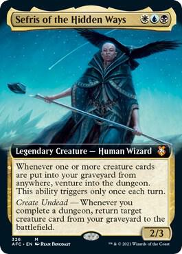 Sefris of the Hidden Ways (Extended Art) 326 card from Commander: Adventures in the Forgotten Realms