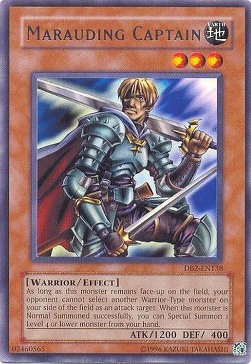 Marauding Captain DB2-EN138 card from Dark Beginning 2