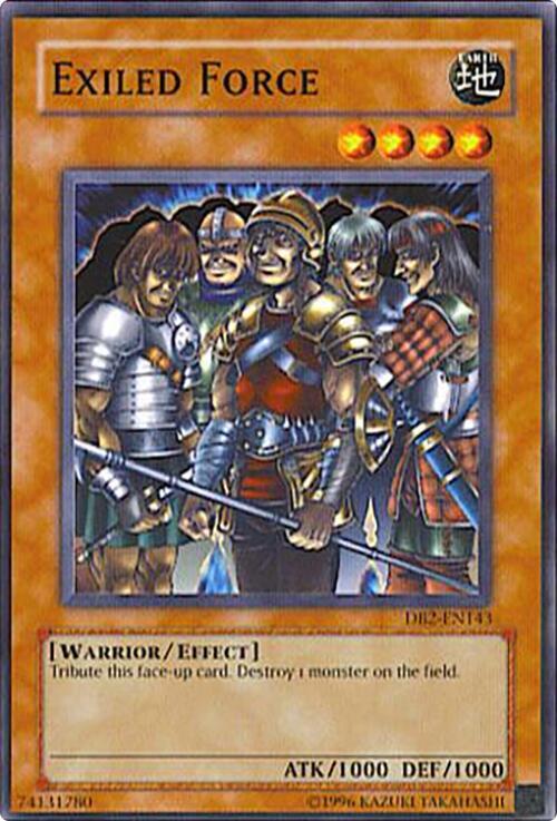 Exiled Force DB2-EN143 card from Dark Beginning 2